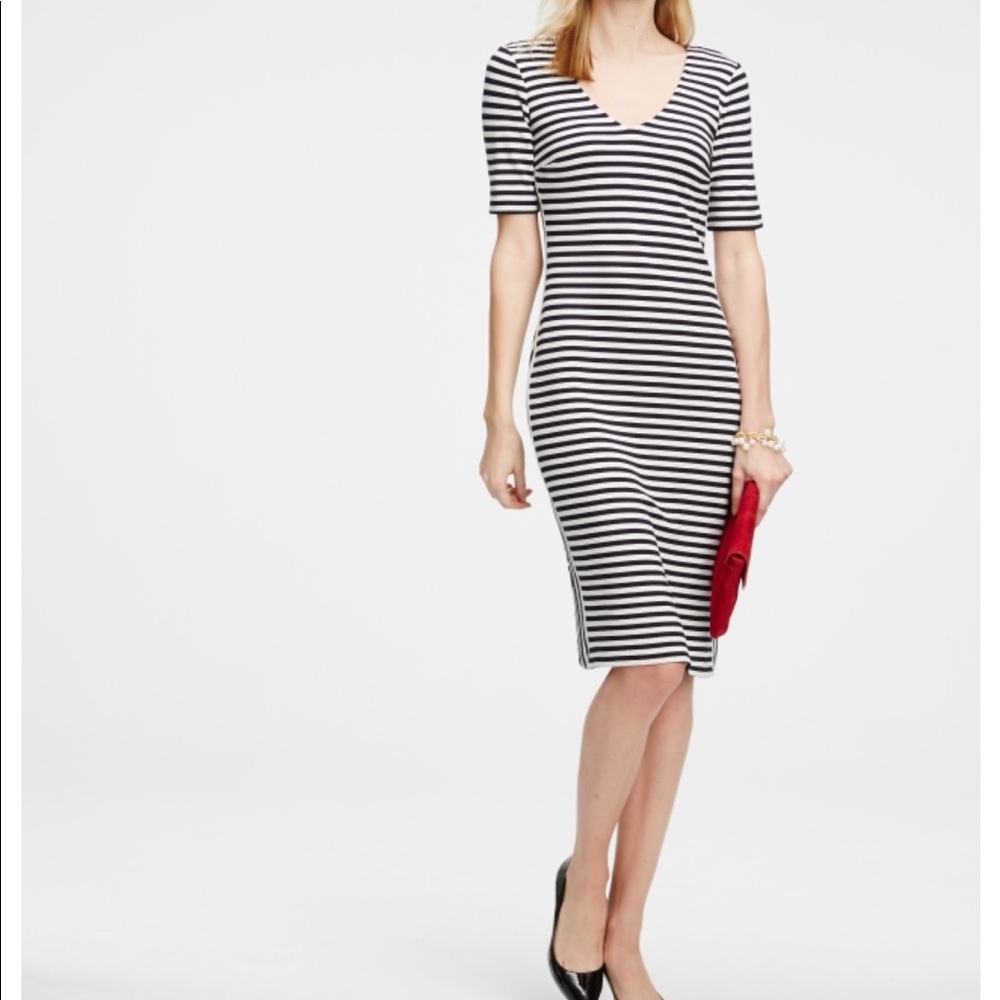 Ann Taylor Striped Dress